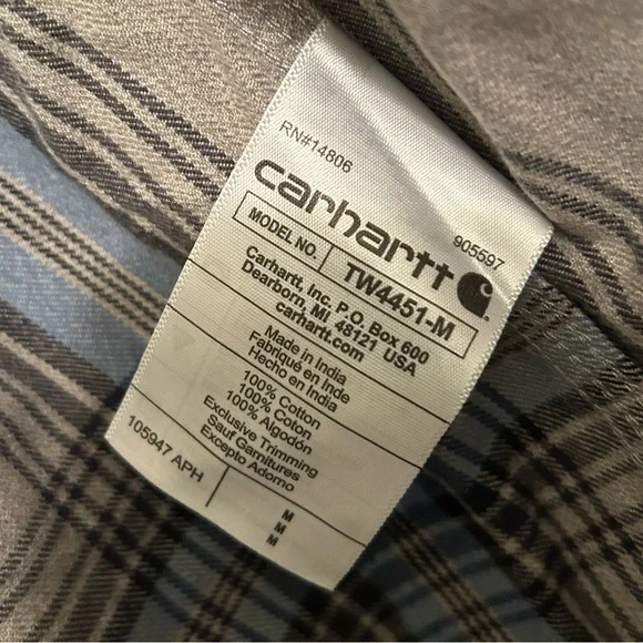 Carhartt Loose Fit Heavyweight Flannel - Picture 6 of 8